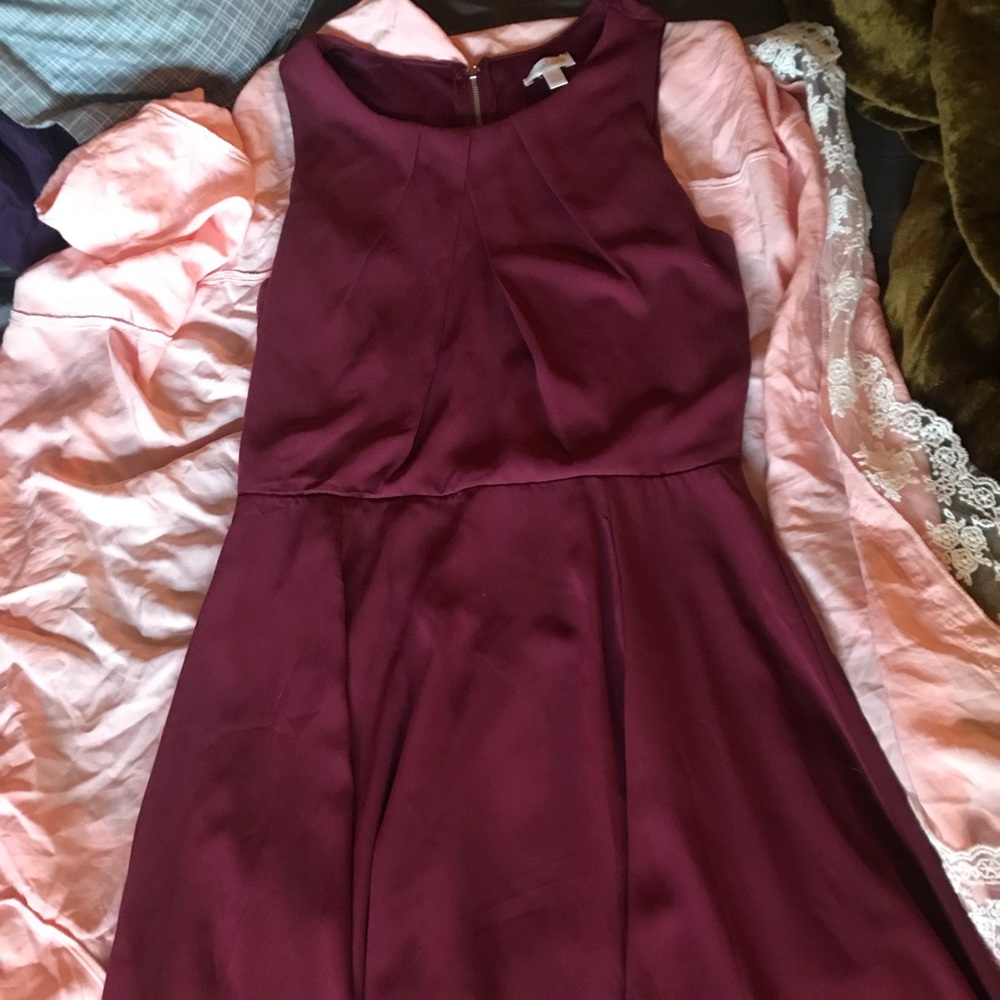 Charming Charlie’s Maroon Dress